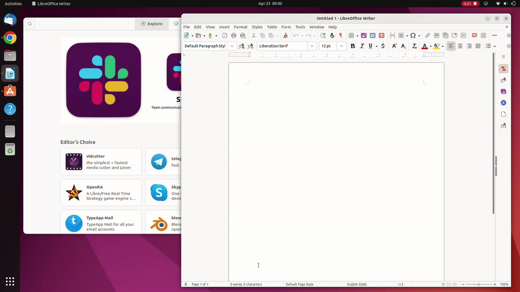 Ubuntu 2204 Laptop Use